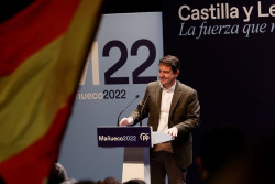 Ma&ntilde;ueco apela al voto &uacute;til al PP para que la fragmentaci&oacute;n no le d&eacute; el Gobierno al PSOE en CyL