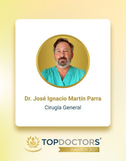  Mart&iacute;n Parra  experto en Cirug&iacute;a General y Coloproctolog&iacute;a reconocido como uno de los 50 m&aacute;s valorados de la medicina privada en Espa&ntilde;a en 2021