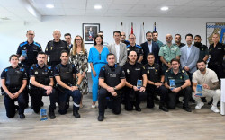 Más de una veintena de agentes participan en el Concurso de Tiro Policial en Santander