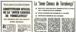Medio siglo de la Joven Cámara de Torrelavega Por Pedro Arce