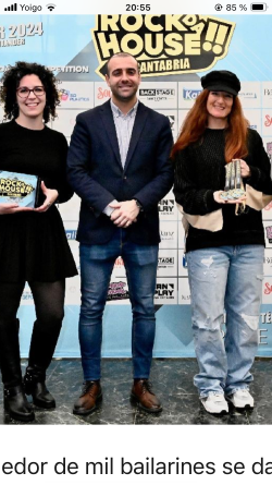 Mil bailarines se darán cita este domingo en el Palacio de Deportes de Santander en el certamen `Rock Da House`