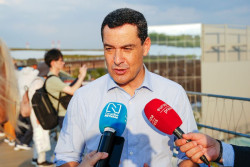 Moreno exige al Gobierno m&aacute;s medios para que las CCAA puedan combatir los incendios: "La situaci&oacute;n es excepcional"