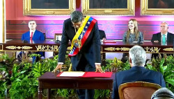 Nicolás Maduro toma posesión como presidente de Venezuela pese a perder las elecciones en una gran mascarada