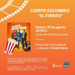 Noja estrena este martes la pel&iacute;cula `Cuerpo Escombro` con un coloquio posterior