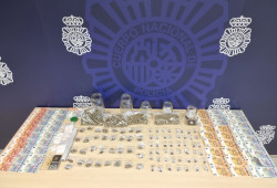 Ocho detenidos por tráfico de drogas desde una asociación cannábica del centro de Santander
