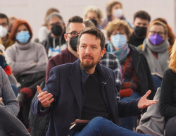 Pablo Iglesias"Cuando la izquierda se averg&uuml;enza de sus valores claro que gana la derecha"