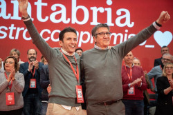 Patxi L&oacute;pez elogia el "paso adelante" de Casares, que se compromete a "volver a gobernar Cantabria"