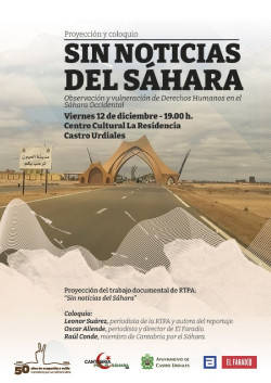 Periodistas expulsados del Sáhara presentarán el día 12 en Castro el reportaje `Sin noticias del Sáhara`