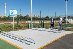 Polanco instala una red de aparcabicis en el municipio mientras se redacta el plan de movilidad