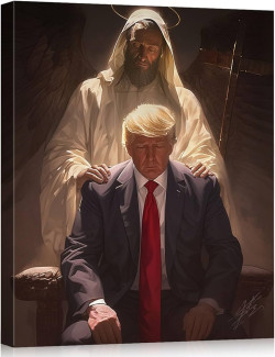 Pretende ser un Dios....el bueno de Trump. ©Mariano Cabrero Bárcena es escritor