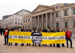 PSOE y Sumar prometen de nuevo reformar la `ley mordaza` tras fracasar en su &uacute;ltimo intento por el `no` de ERC y Bildu