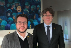 Puigdemont a estas alturas de la película no puede quedarse quieto.   Carlos Magdalena