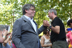 Puigdemont anuncia que ha iniciado su regreso a Catalu&ntilde;a