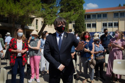 Puigdemont queda libre y sale de la prisi&oacute;n de Cerde&ntilde;a (Italia)