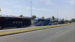 ¿Qué fue del aparcamiento disuasorio de  La Marga, que los autobuses siguen aparcando en la S-20 a la llegada al Sardinero?. Por Carlos Magdalena
