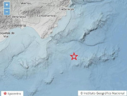 Registrado un terremoto de 5,5 frente a la costa de Almer&iacute;a