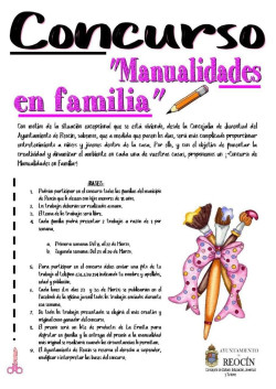  Reoc&iacute;n convoca un concurso de manualidades en familia para amenizar la cuarentena