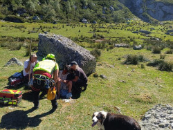  Rescatado en helic&oacute;ptero un senderista madrile&ntilde;o desorientado en una canal de San Sebasti&aacute;n de Garabandal