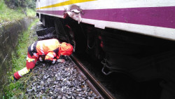 Restablecida circulaci&oacute;n ferroviaria entre Gibaja y Carranza tras descarrilamiento del jueves