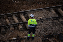 Retrasos en la red ferroviaria de la Comunidad Valenciana y Catalu&ntilde;a a consecuencia del temporal