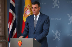 S&aacute;nchez condena el ataque de Ir&aacute;n a Israel y pide "contenci&oacute;n" a los l&iacute;deres para evitar "una escalada a&uacute;n mayor"