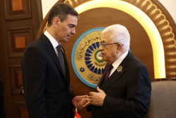 S&aacute;nchez del lado de Hamas y sin pedir la liberaci&oacute;n de los rehenes