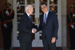 S&aacute;nchez dice que ha conversado con Biden pero la Casa Blanca no lo confirma