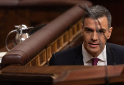 S&aacute;nchez dice que   seguir&aacute; para "lo que quieran los espa&ntilde;oles con su voto y los espa&ntilde;oles quieren elecciones"