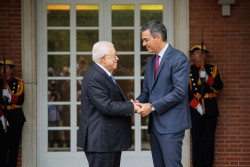 S&aacute;nchez est&aacute;  trabajando junto a Noruega en una coalici&oacute;n que brinde apoyo financiero a la Autoridad Palestina ante la "asfixia" israel&iacute;