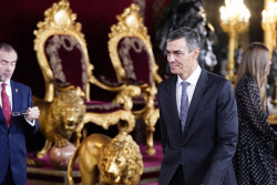 S&aacute;nchez mantendr&aacute; que el embargo de armas a Israel y dice que Espa&ntilde;a est&aacute; dispuesta a enviar tropas de paz a Gaza