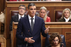 S&aacute;nchez, muy tocado, declina debatir con Feij&oacute;o con el pretexto que es el aniversario de la dana