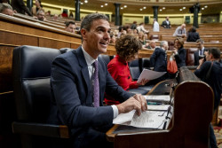 S&aacute;nchez presume de cumplir con los independentistas de  Catalu&ntilde;a y los que no son independentistas que les den.