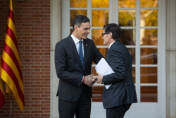 S&aacute;nchez se re&uacute;ne con Illa en La Moncloa ante el temor que se levante el caso ILLA por los contratos que se firmaron con los chinos en la pandemia 