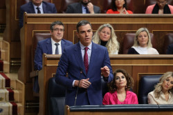 S&aacute;nchez, tras la noticia de la investigaci&oacute;n judicial a su esposa: "A pesar de todo sigo creyendo en la Justicia"
