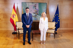 S&aacute;nchez y la mu&ntilde;idora D&iacute;az  comunican que  habr&aacute; amnist&iacute;a gracias a los siete platos de lentejas de Puigdemont, qu&eacute; es quien va a gobernar en Espa&ntilde;a