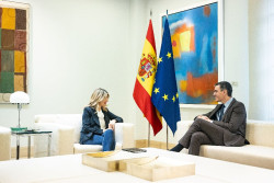 S&aacute;nchez y Yolanda D&iacute;az se reunir&aacute;n esta tarde tras la crisis por el caso de Santos Cerd&aacute;n