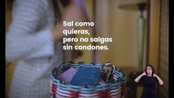 Sanidad lanza la campa&ntilde;a frente al VIH: `Sal como quieras, pero no salgas sin condones`