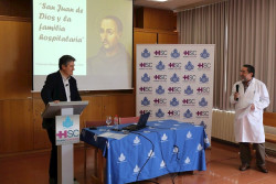 Santa Clotilde inicia los actos conmemorativos de la Fiesta de San Juan de Dios con una charla