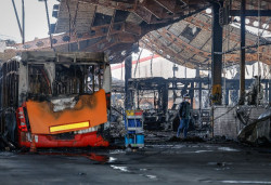 Santander no tiene autobuses "de sobra" para ceder a Burgos tras el incendio de sus cocheras