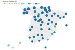 Semana Santa a finales de marzo: 80% de probabilidad de lluvia en los &uacute;ltimos 30 a&ntilde;os y valores suaves
