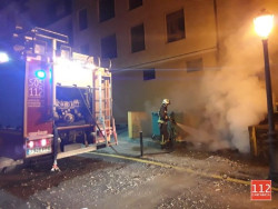 Sofocado un fuego en una caldera en Treto y en un contenedor en Li&eacute;rganes
