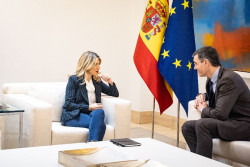 Sumar muestra su desacuerdo con el nuevo gasto en defensa anunciado por S&aacute;nchez pero nadie dimite