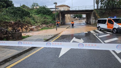 Tarragona ciudad corta el acceso de coches en varios puntos por posibles inundaciones