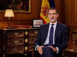 Televisiones p&uacute;blicas y privadas estatales y las auton&oacute;micas p&uacute;blicas, salvo los socios de S&aacute;nchez, emiten hoy el mensaje del Rey