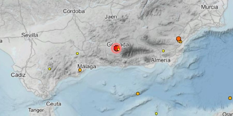 Terremoto en Granada de magnitud 5 