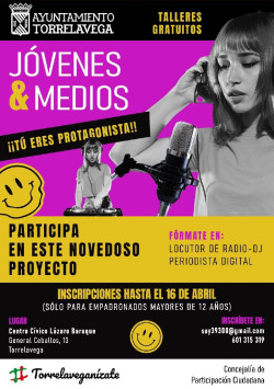 Torrelavega ofrece a los jóvenes una propuesta para explorar roles de locutor de radio, Dj o creador de contenido