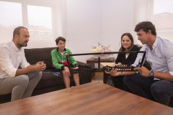 Torrelavega recibe a Nacho González, campeón de España de gimnasia rítmica infantil