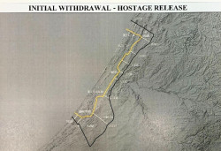 Trump anuncia que Israel ha aceptado una primera línea de retirada de las tropas