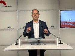 Turull (Junts) considera que Puigdemont puede ser candidato y volver antes de la investidura