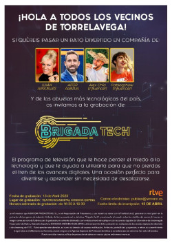 TVE graba hoy el programa `Brigada Tech` en el Teatro Concha Espina de Torrelavega